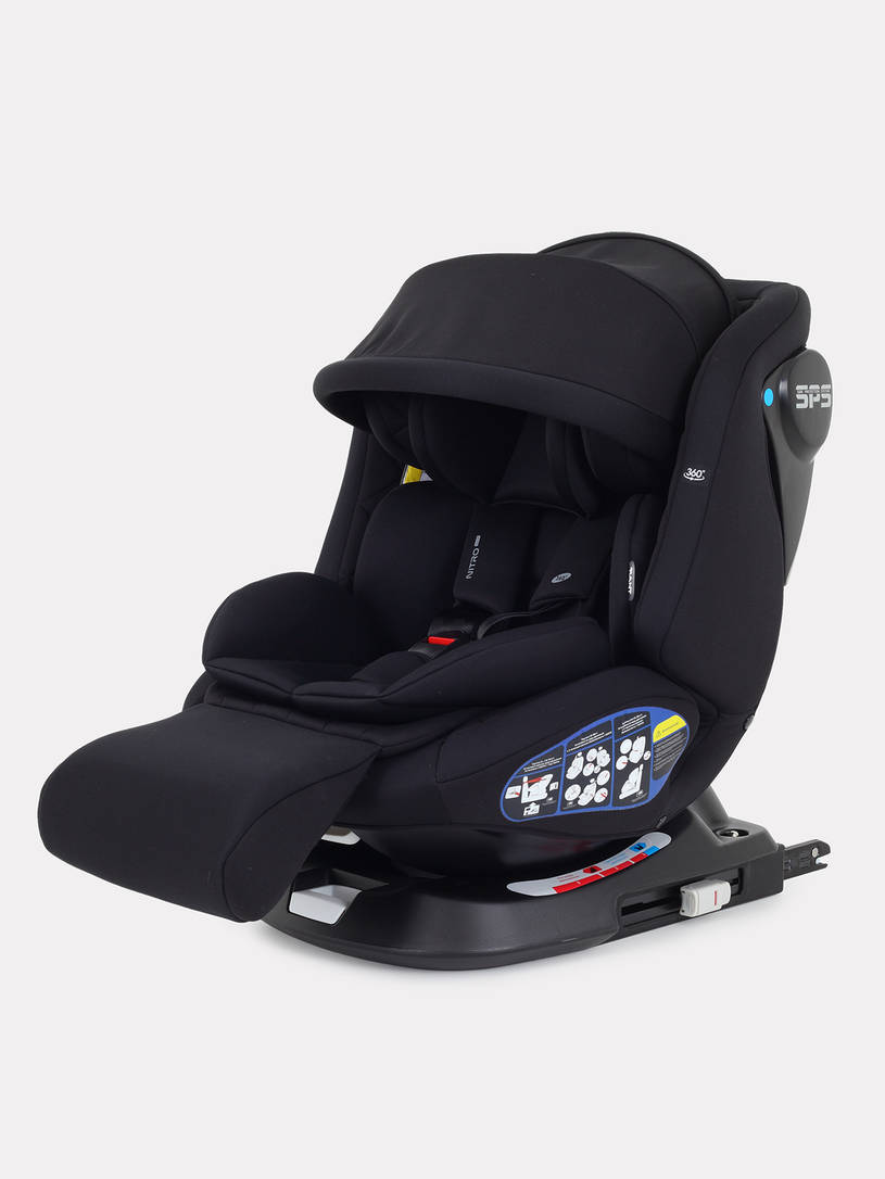 Автокресло Rant Nitro Plus isofix группа 0/1/2/3 (0-36 кг) Black