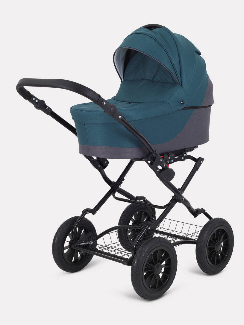 Коляска 2 в 1 Rant Siena Classic 2024 04 серый - темно-бирюзовый