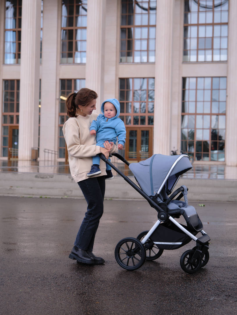 Коляска 2 в 1 Mowbaby Tilda Blue