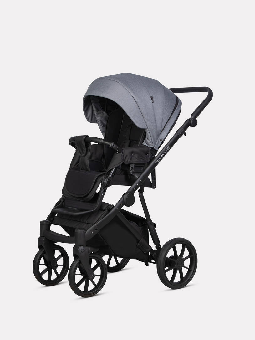 Коляска 2 в 1 Riko Basic Montana X Plus 40 Graphite