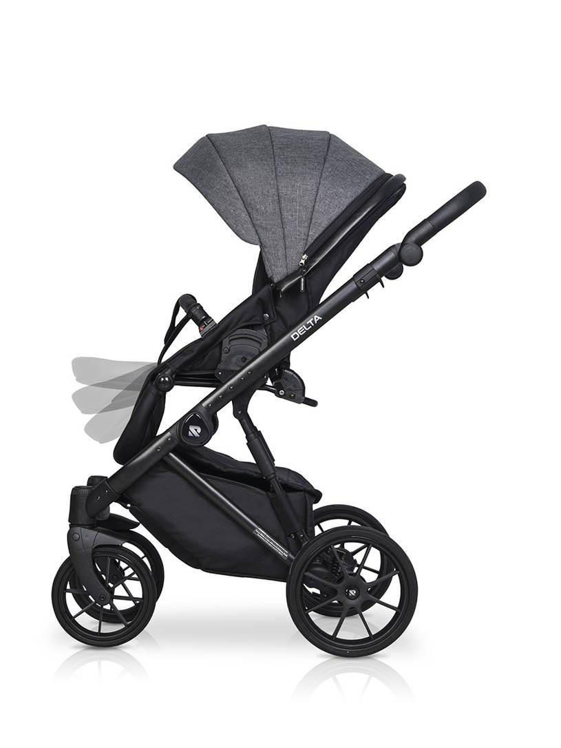 Коляска 2 в 1 RIKO BASIC DELTA 05 Carbon