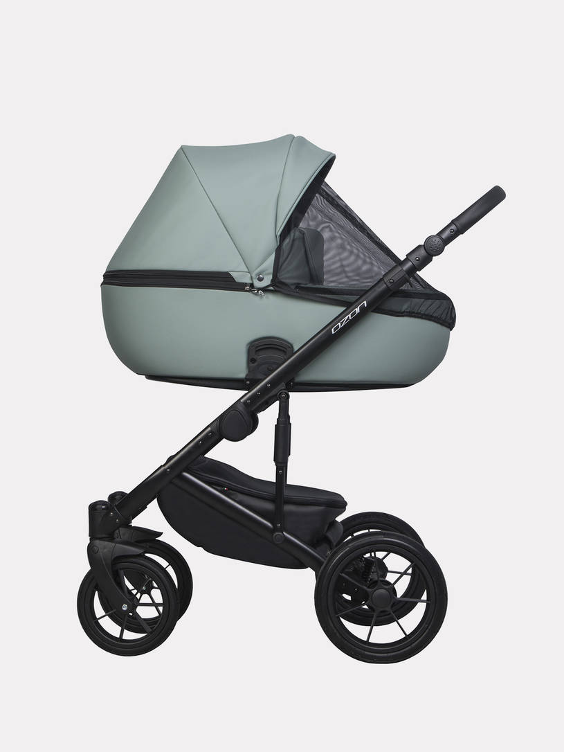 Коляска 3 в 1 Riko Basic Ozon Pastel 05, Оливковый