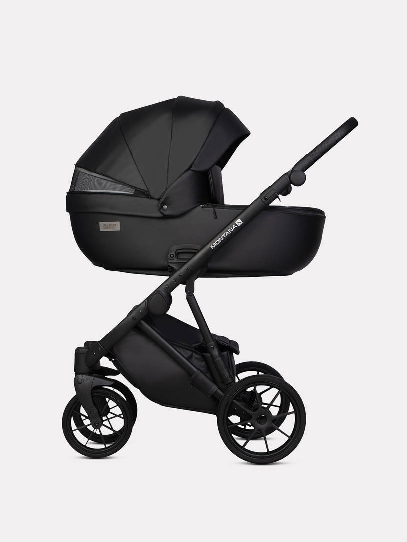 Коляска 2 в 1 Riko Basic Montana Ecco X 12 Black