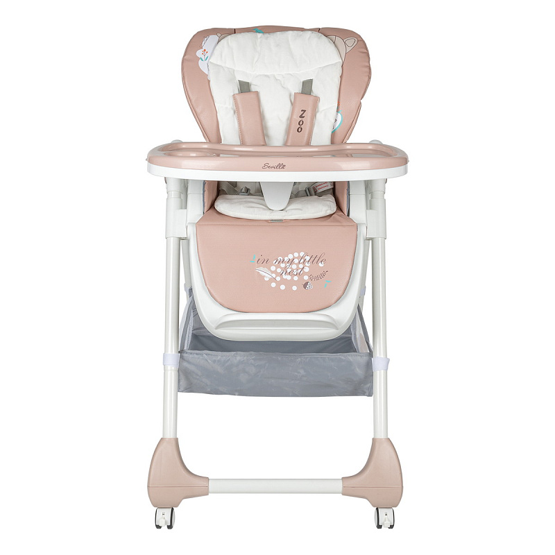 Стульчик для кормления Sevillababy Zoo Brown, коричневый, барсучок