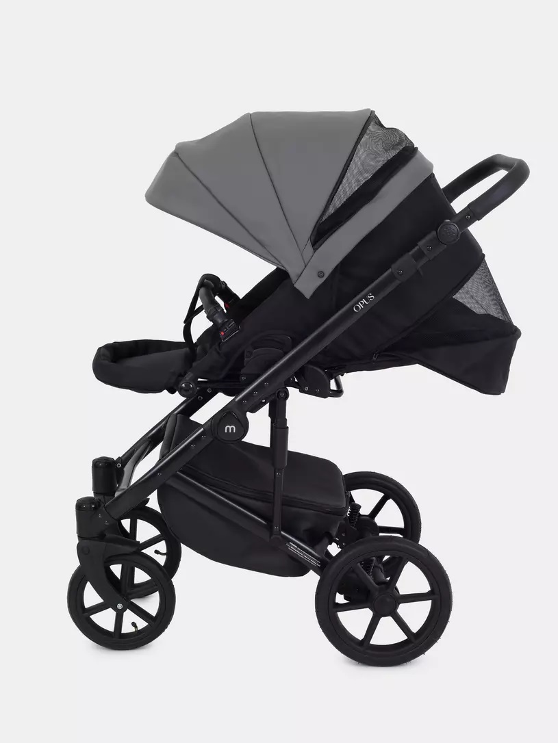 Коляска 3 в 1 Mowbaby Opus Classic grey, Серый