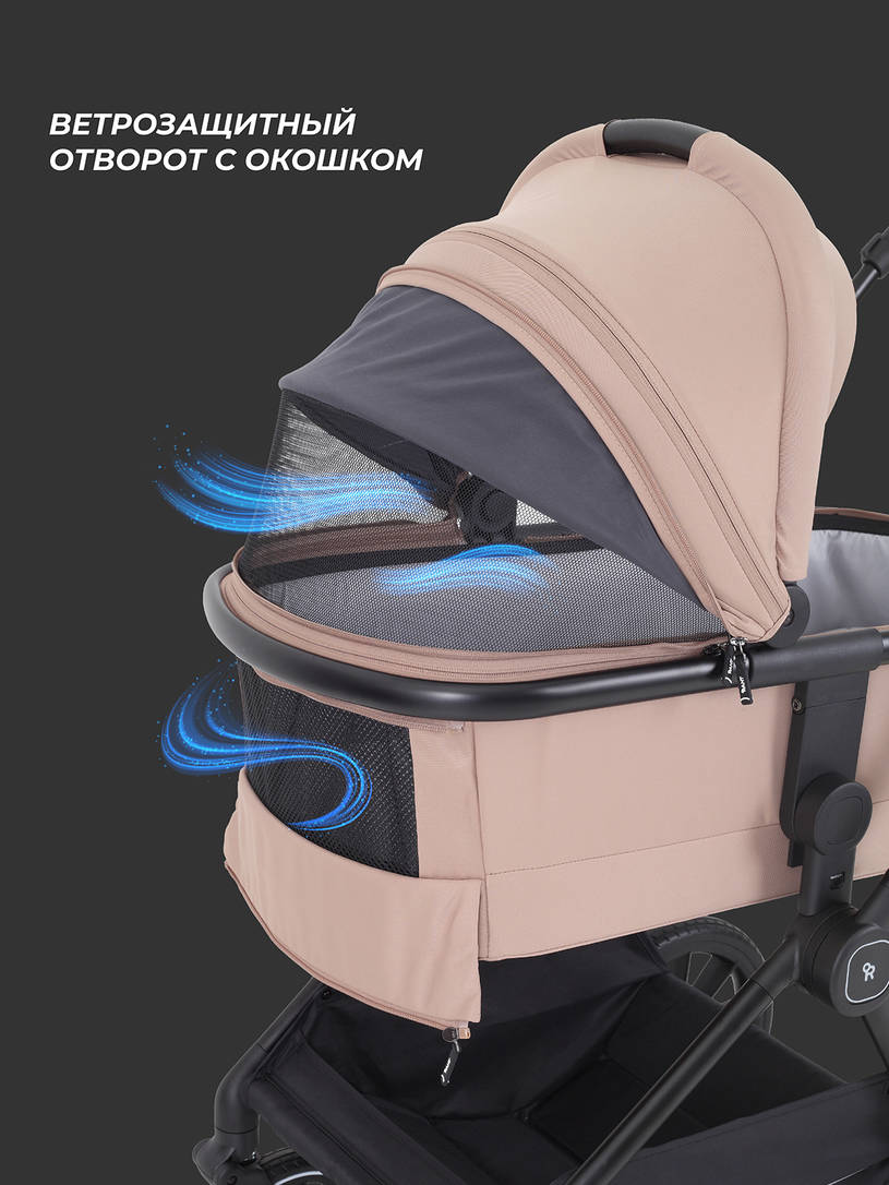 Коляска 2 в 1 Rant Moss Midnight black