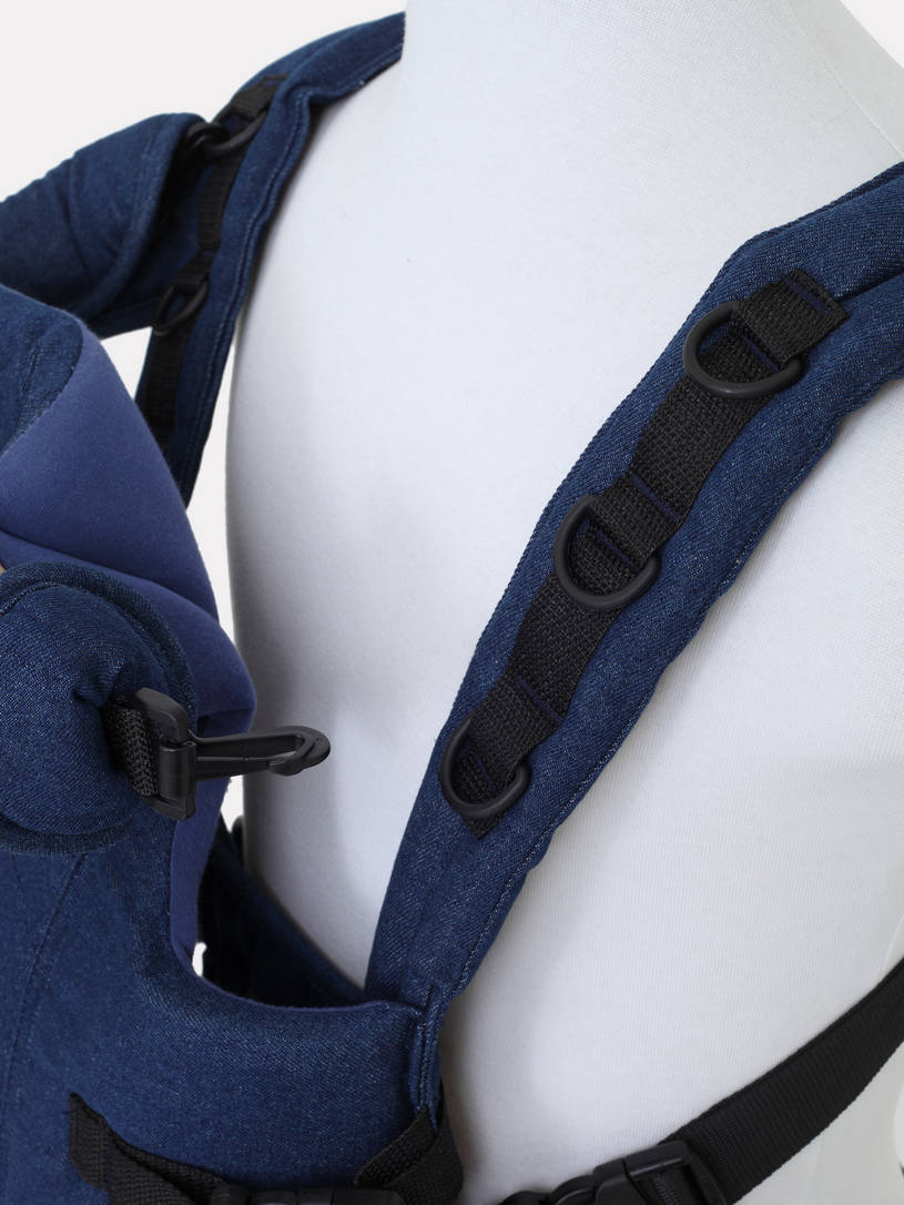 Рюкзак-кенгуру Топотушки Деним стежка синий