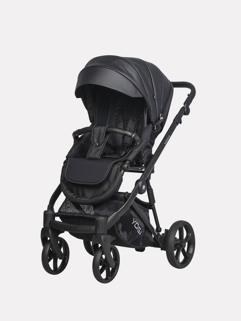 Коляска 2 в 1 Riko Basic Yoga Ecco 12 Black