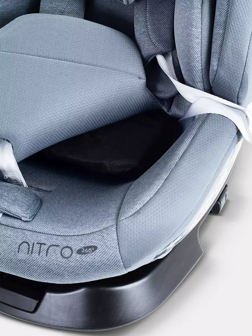 Автокресло Rant Nitro new isofix группа 0/1/2/3 (0-36 кг) Grey