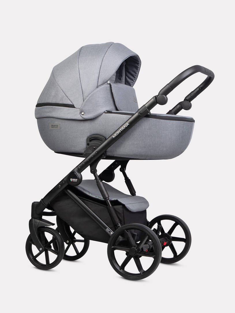 Коляска 2 в 1 Riko Basic Montana 2025 52 Grey