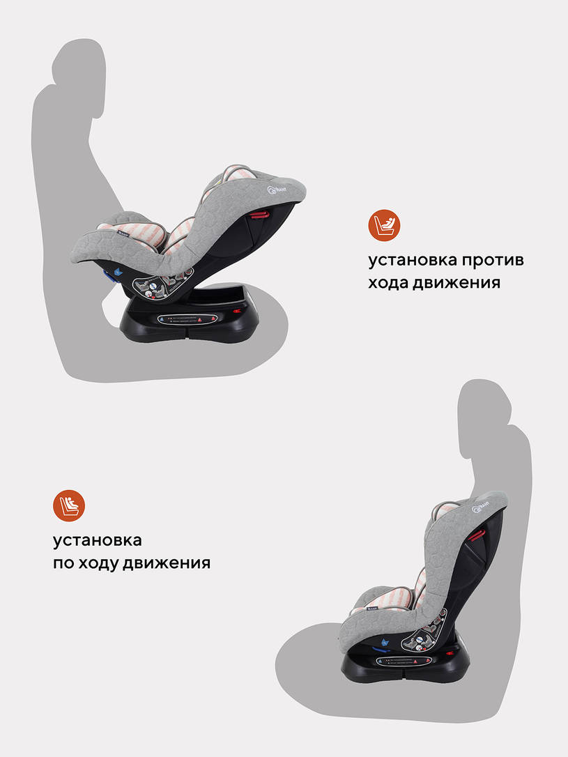 Автокресло Rant Star Story line группа 0-1 (0-18 кг), цвет: серо-розовый
