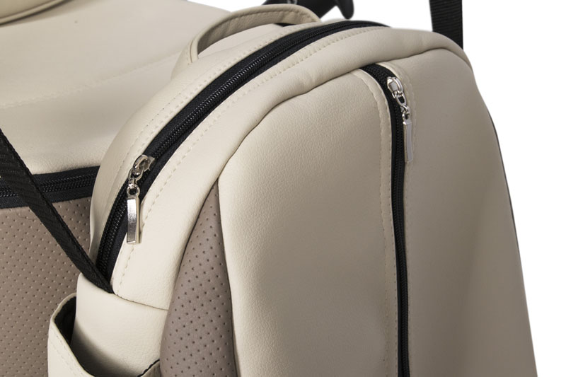 Коляска 3 в 1 Riko Basic Ozon Ecco 25 слоновая кость-бежевый