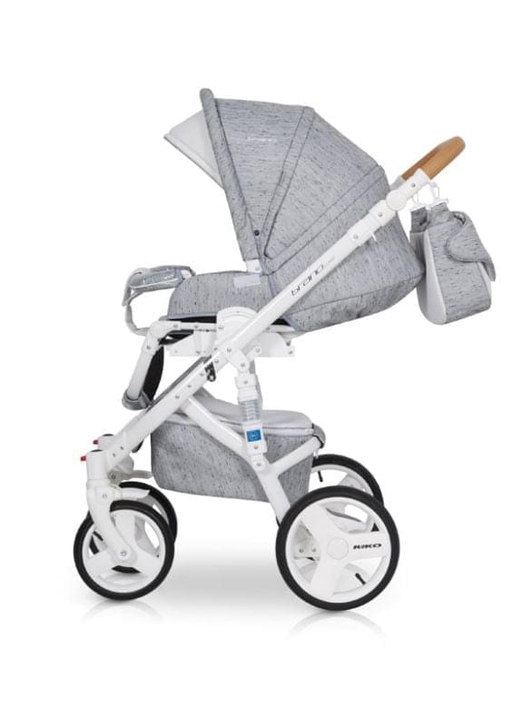 Коляска 3 в 1 Riko Bruno Luxe 05 серый