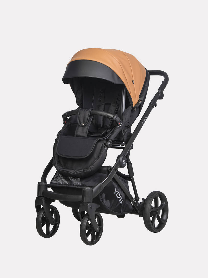 Коляска 2 в 1 Riko Basic Yoga Ecco 13 Caramel