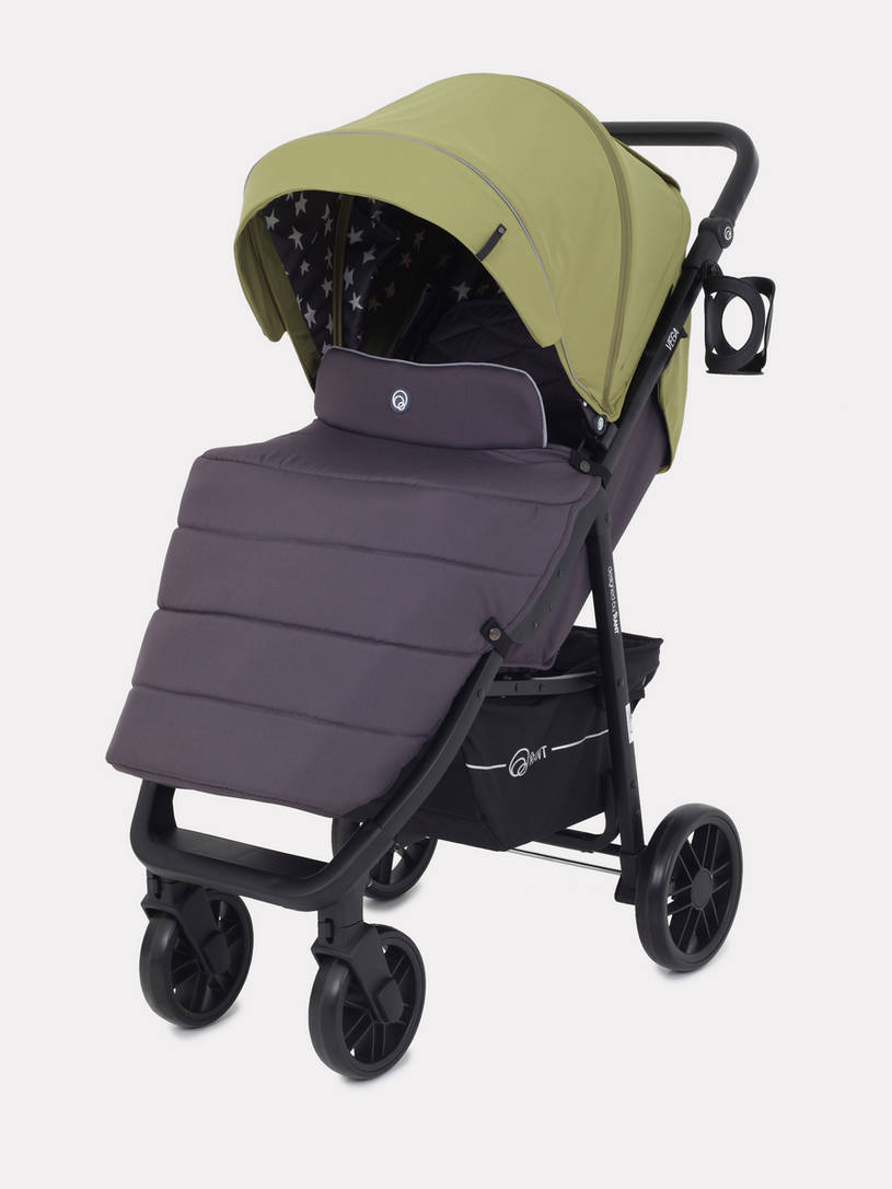 Коляска прогулочная Rant Vega Star Greek Olive. Цвет: Оливковый