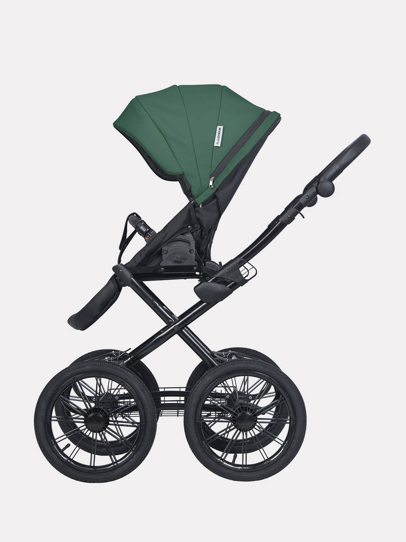 Коляска 2 в 1 Riko Basic Montana Ecco Prestige 13, Emerald
