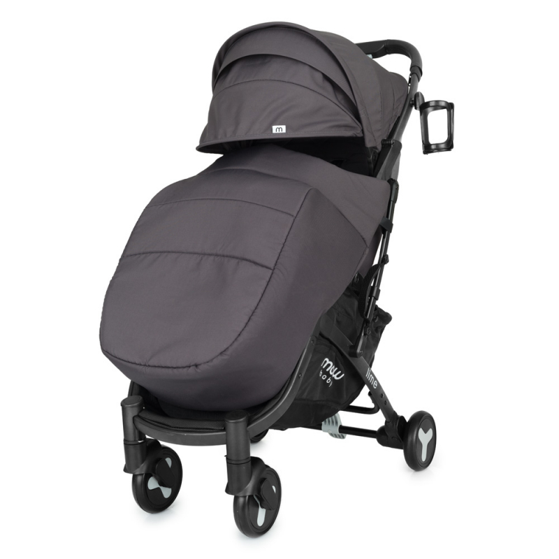 Коляска прогулочная Mowbaby Lime MB100 Carbon. Цвет: Графит