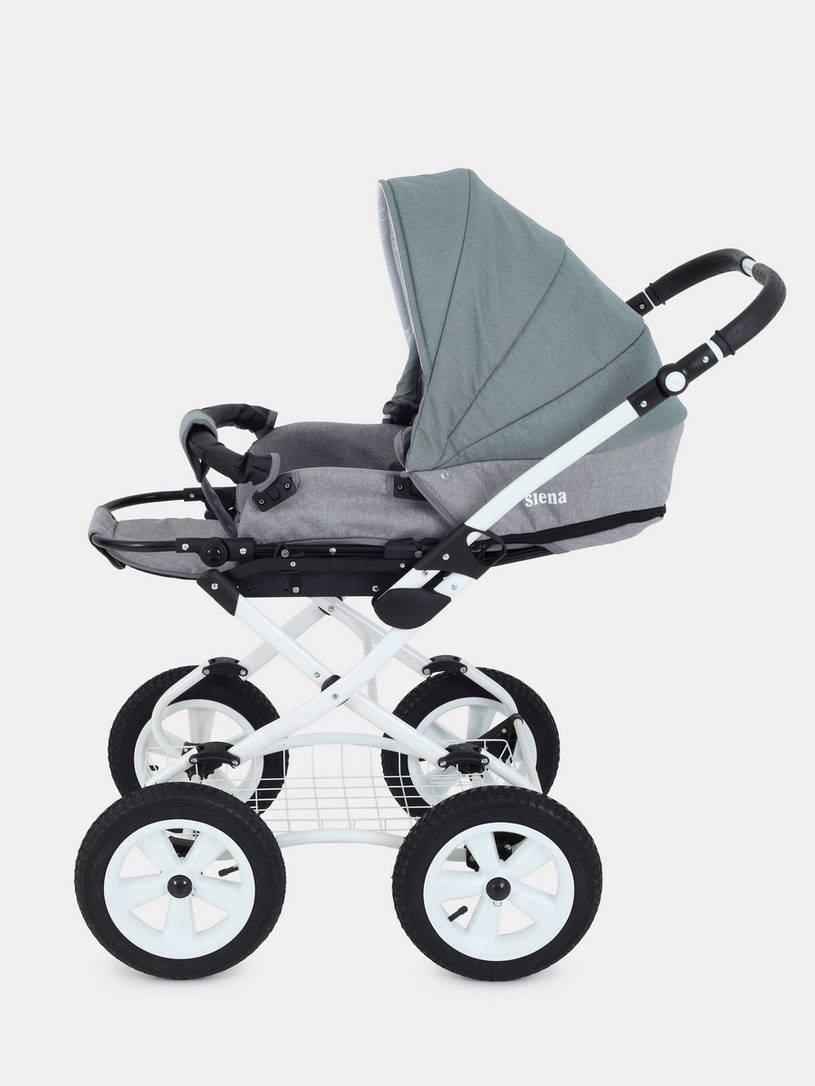 Коляска 2 в 1 Rant Siena Classic 09 серый-зеленый