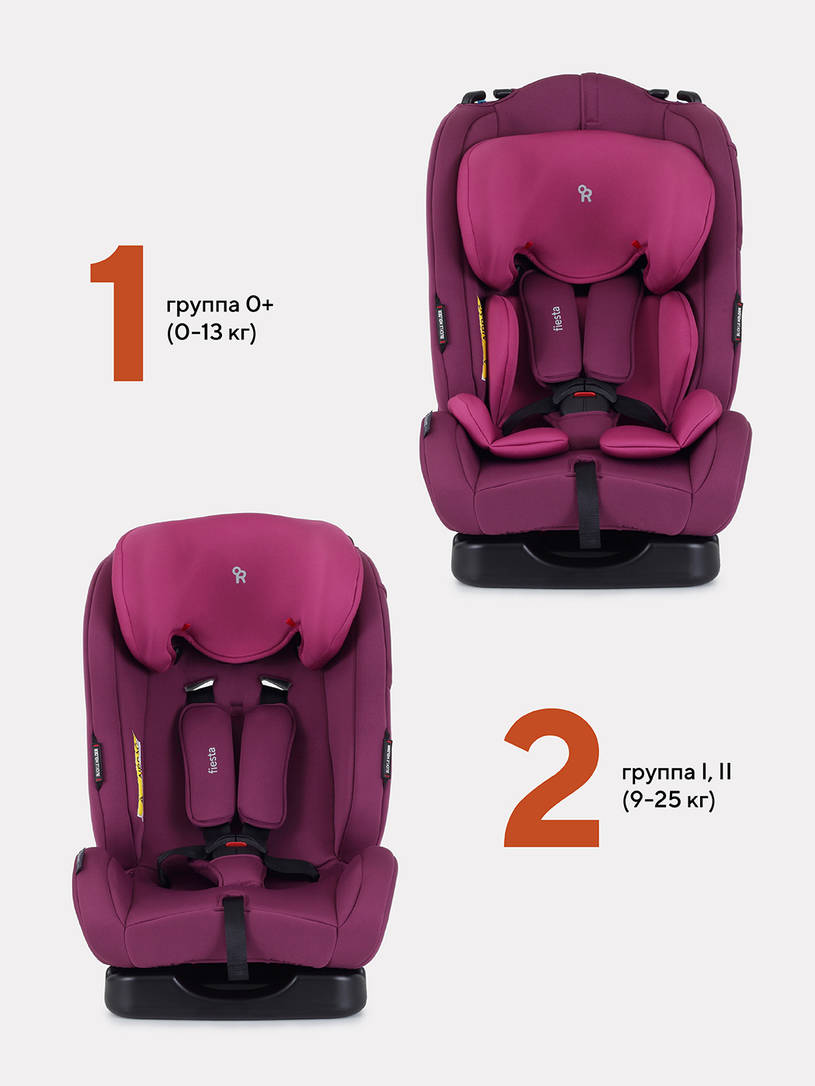 Автокресло Rant Basic Fiesta 0/1/2 (0-25 кг) Purple