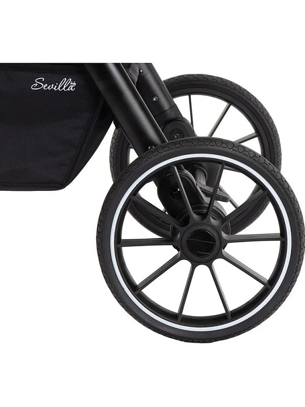 Детская прогулочная коляска Sevillababy Major серo-коричневый