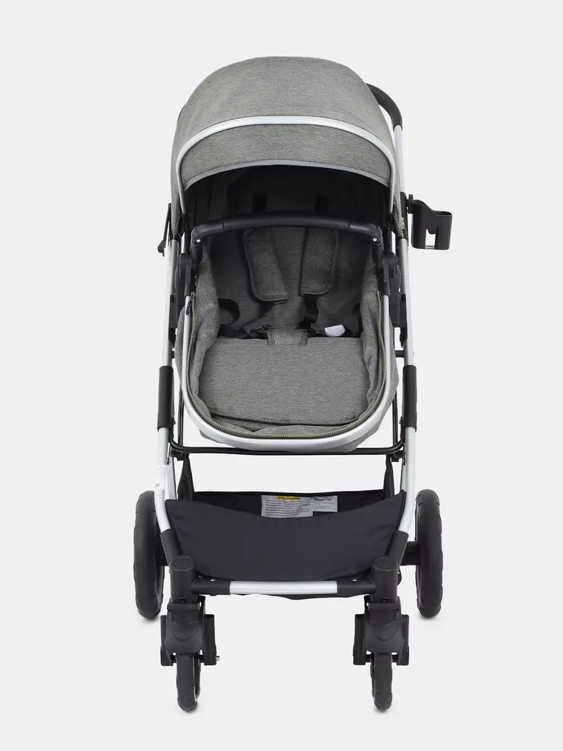 Коляска-трансформер 3 в 1 Mowbaby Jasper Silver green