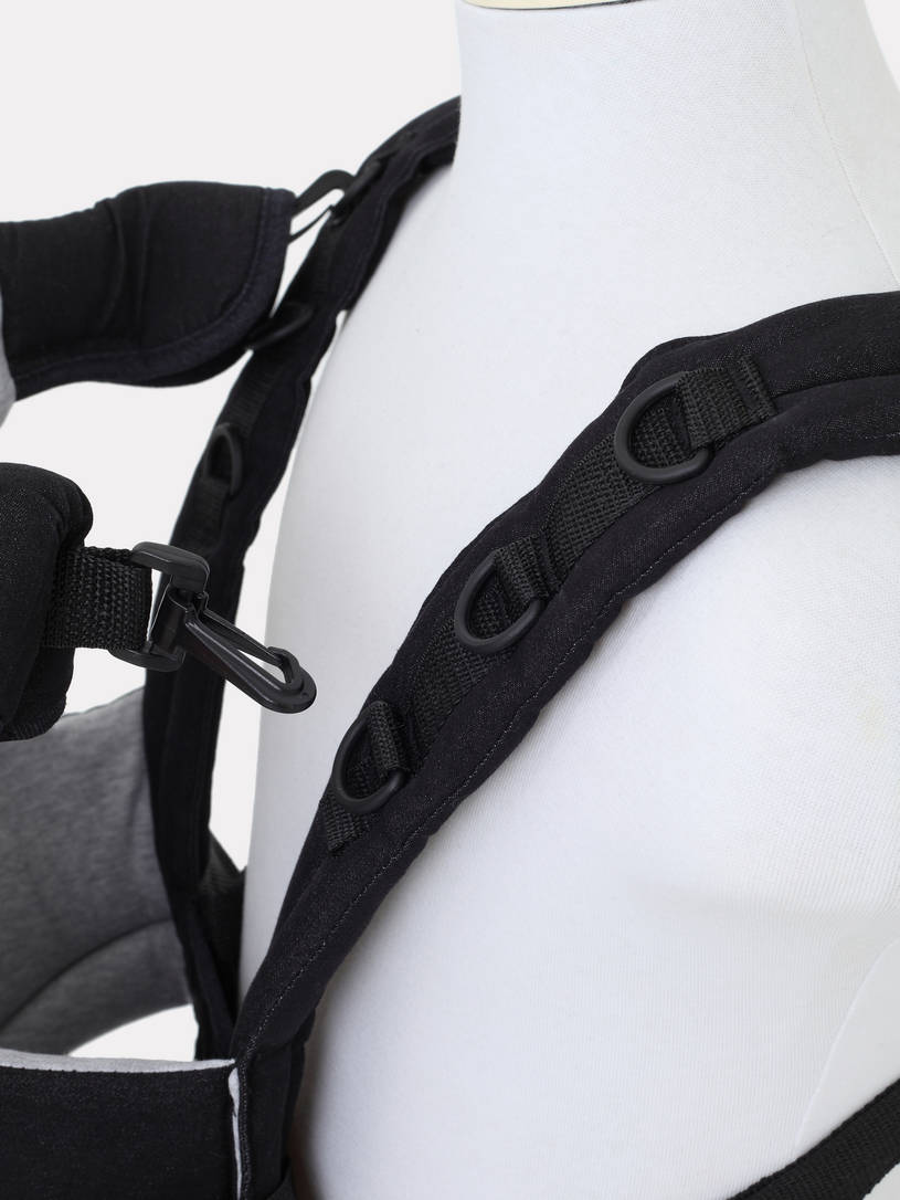 Рюкзак-кенгуру Топотушки Деним стежка черный