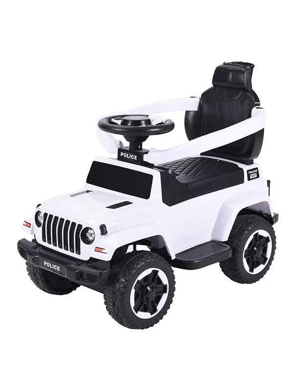 Детская каталка Sevillababy Police 3 в 1 с ручкой BC219 white/белый