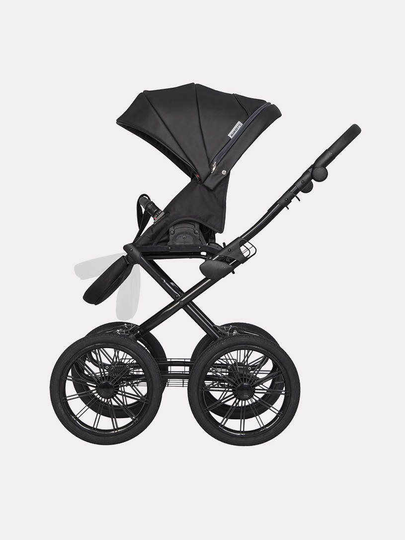 Коляска 2 в 1 Riko Basic Aicon Ecco Prestige 01 черный