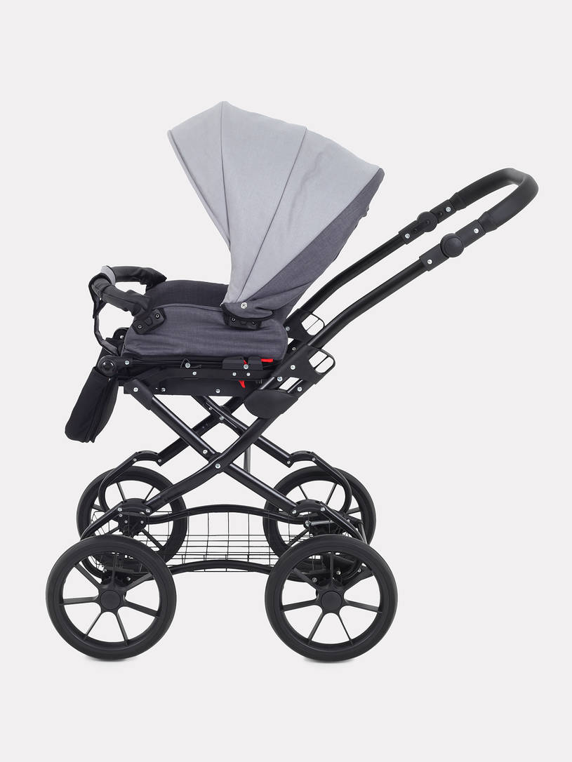 Коляска 2 в 1 Rant Dream Classic 2024 02 темно-серый - светло-серый