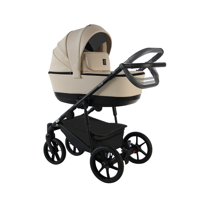 Детская коляска Sevillababy Tisso 2 в 1 светло-бежевый экокожа