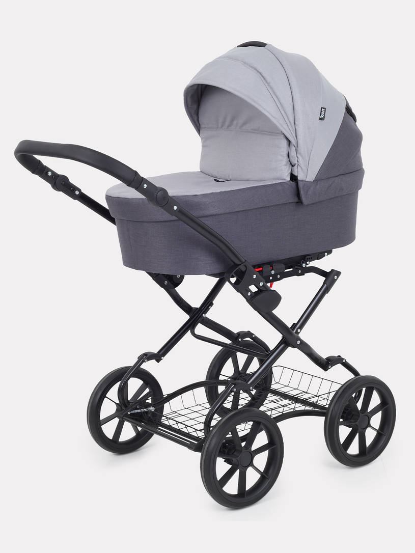 Коляска 2 в 1 Rant Dream Classic 2024 02 темно-серый - светло-серый