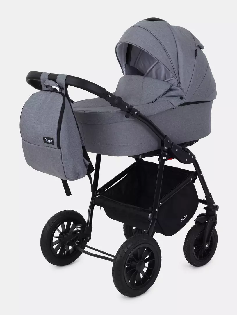 Коляска 3 в 1 Rant Siena 2024 07 серый