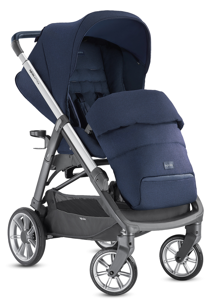 Коляска 2 в 1 Inglesina Aptica с подставкой под люльку Stand Up, Portland Blue