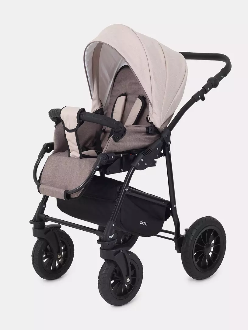 Коляска 3 в 1 Rant Siena 2024 09 коричневый-бежевый