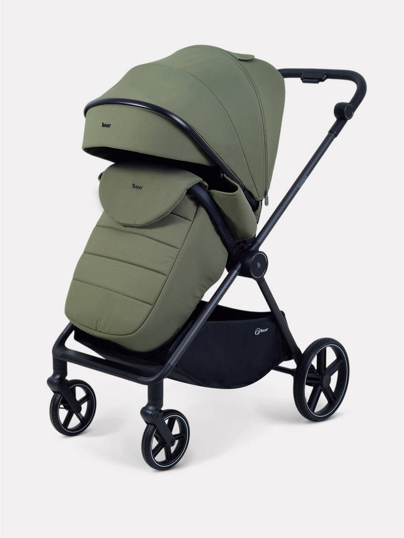 Коляска прогулочная Rant Nero Carbon Green