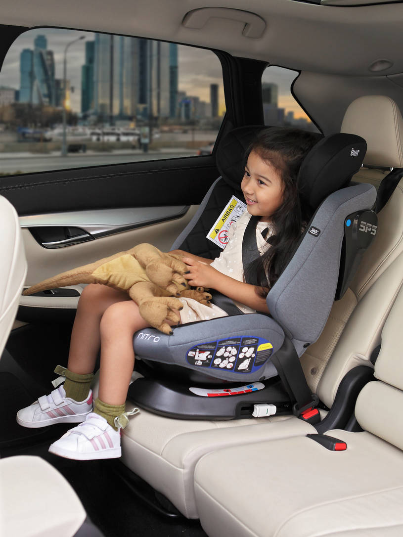 Автокресло Rant Nitro 0/1/2/3 (0-36 кг) Grey/Black