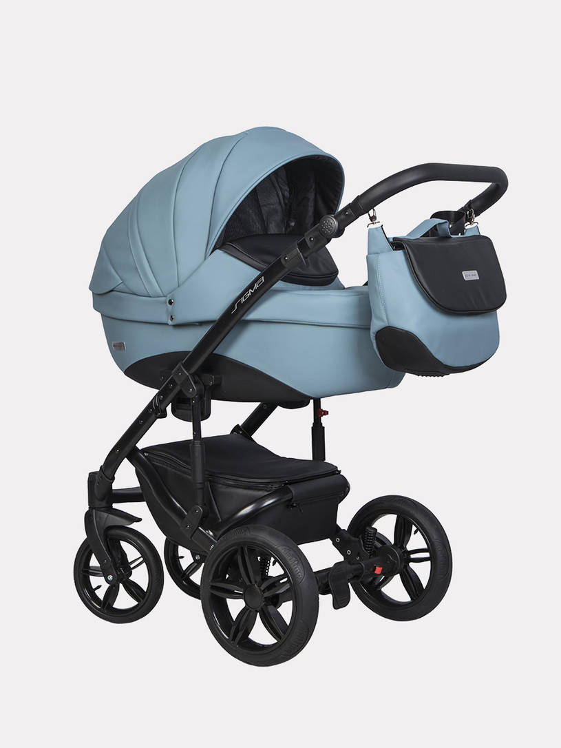 Коляска 3 в 1 Riko Sigma Pro Сrystal blue