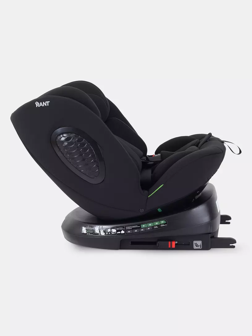 Автокресло Rant Helix isofix группа 0/1/2/3 (40-150 см; 0-36 кг), Black