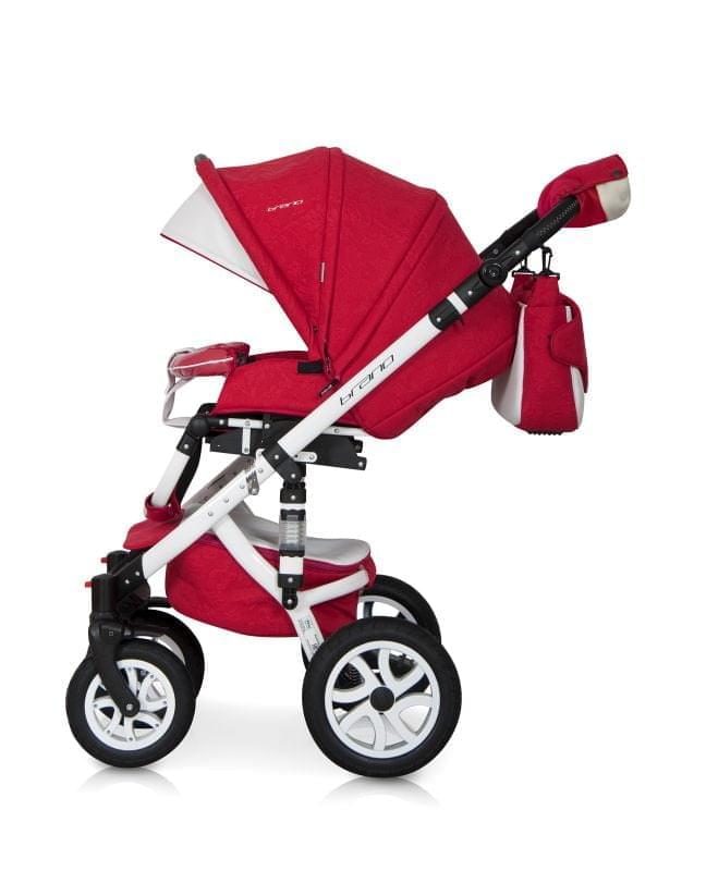 Коляска 3 в 1 Riko Bruno Ecco 20 красный