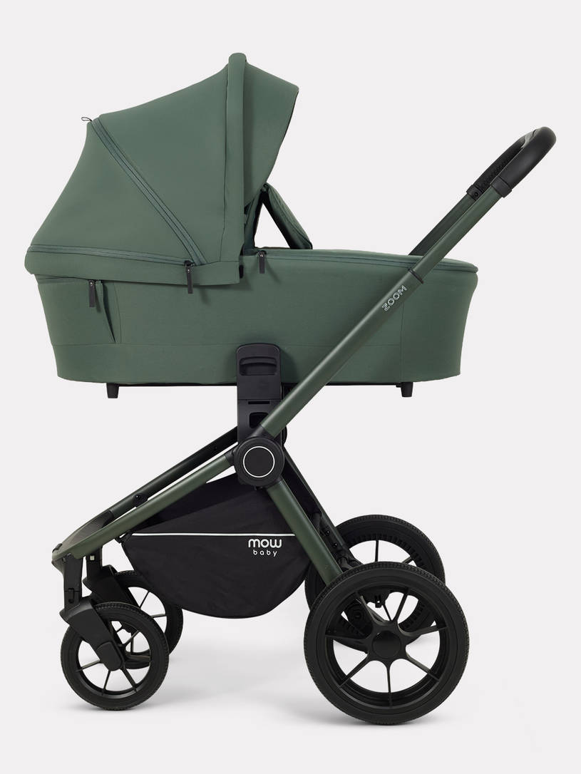 Коляска 3 в 1 Mowbaby Zoom PU Forest green