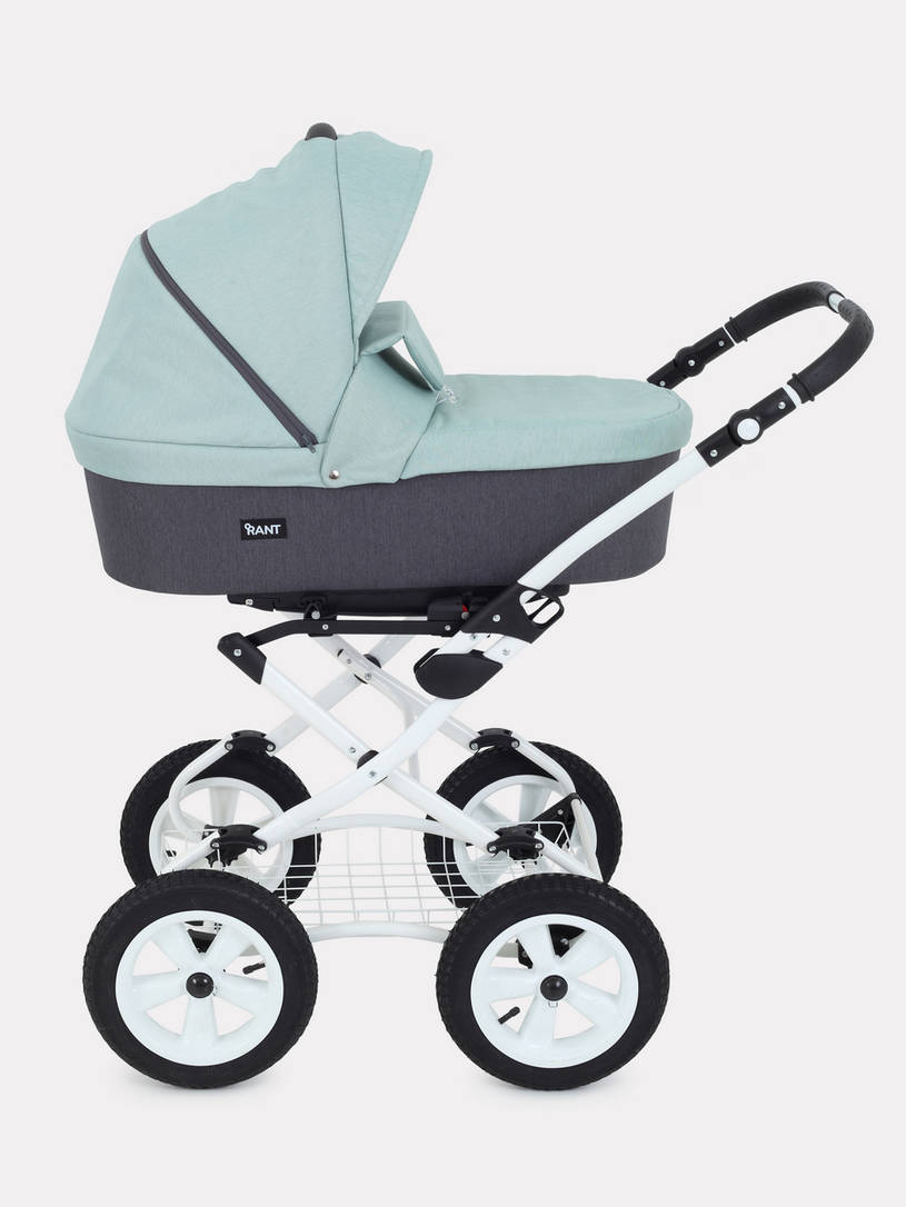 Коляска 2 в 1 Rant Dream Classic 04 серый-мятный