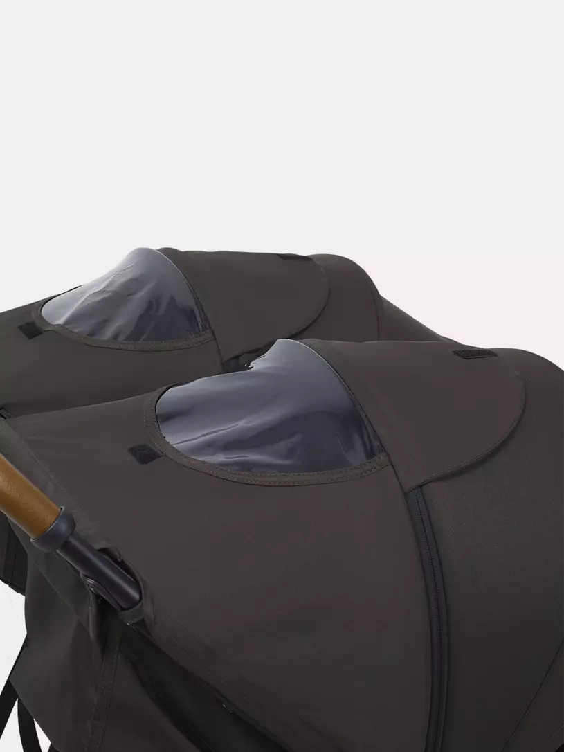 Коляска прогулочная для двойни Rant Twinny Chocolate 2025