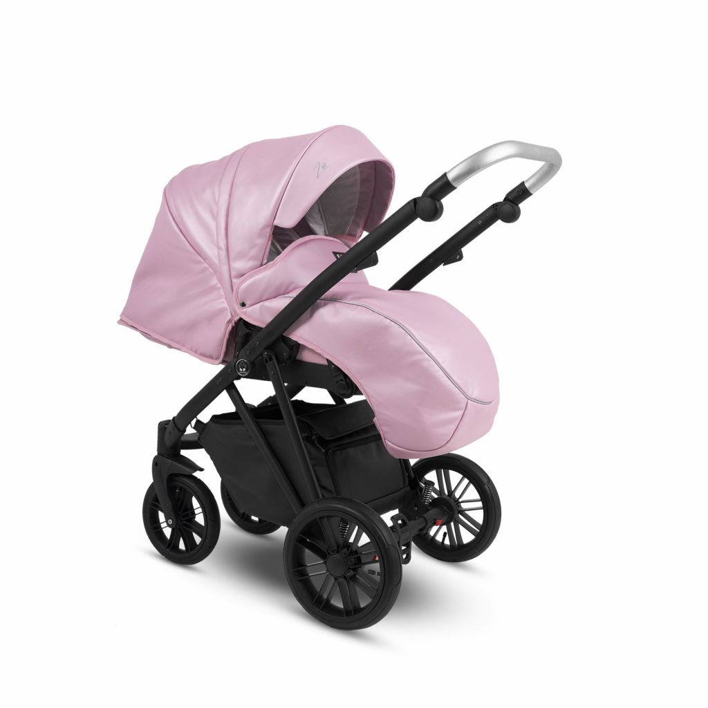 Коляска 2 в 1 Camarelo Zeo Eco, Пудровая кожа (ZEO-02)