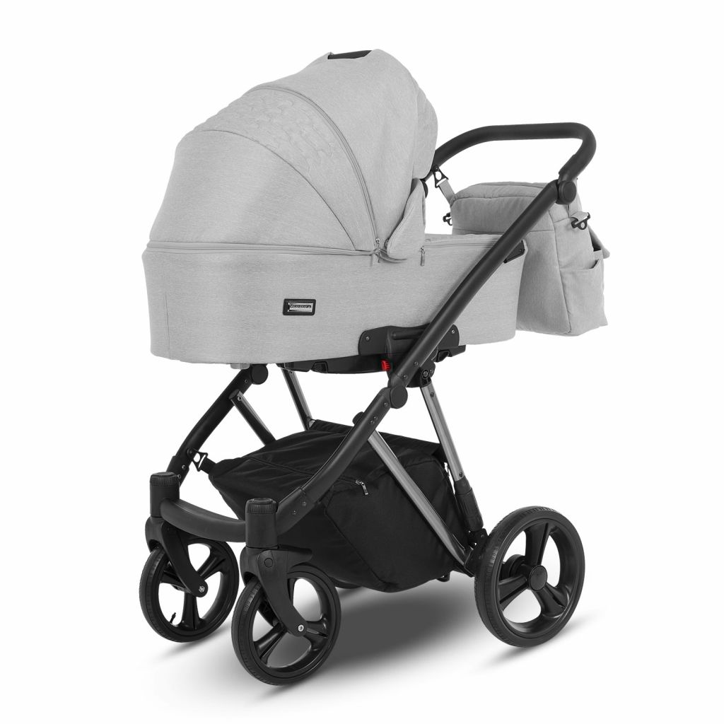 Коляска 2 в 1 Camarelo Faro, Светло-серый меланж