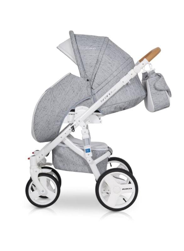 Коляска 2 в 1 Riko Bruno Luxe 05 серый