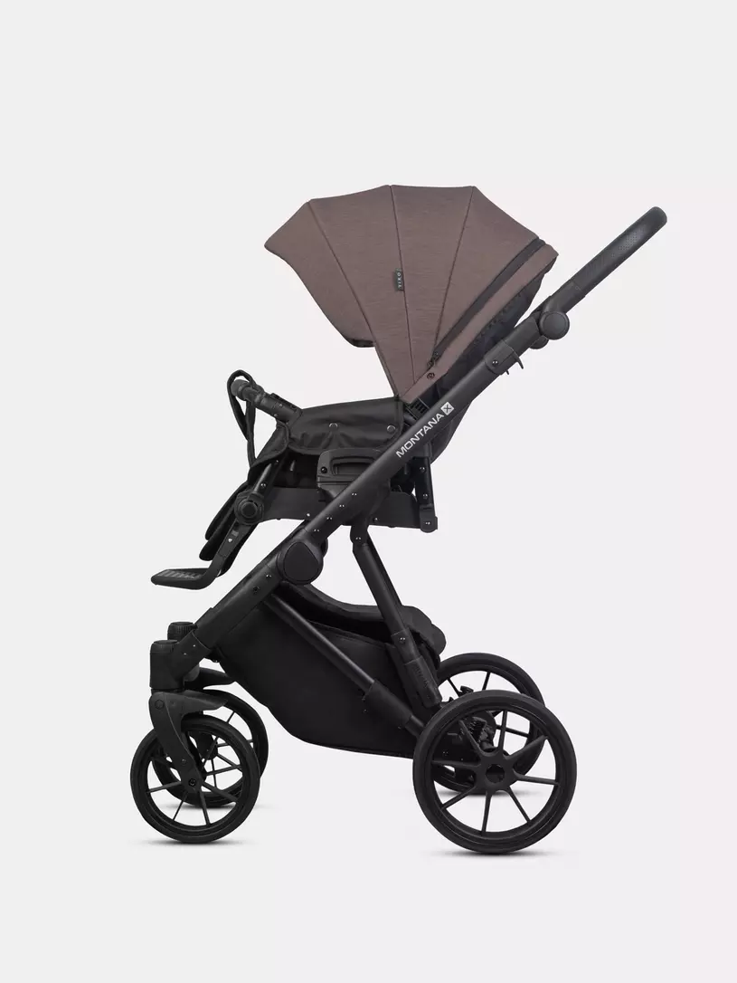 Коляска 3 в 1 Riko Basic Montana X 01 коричневый