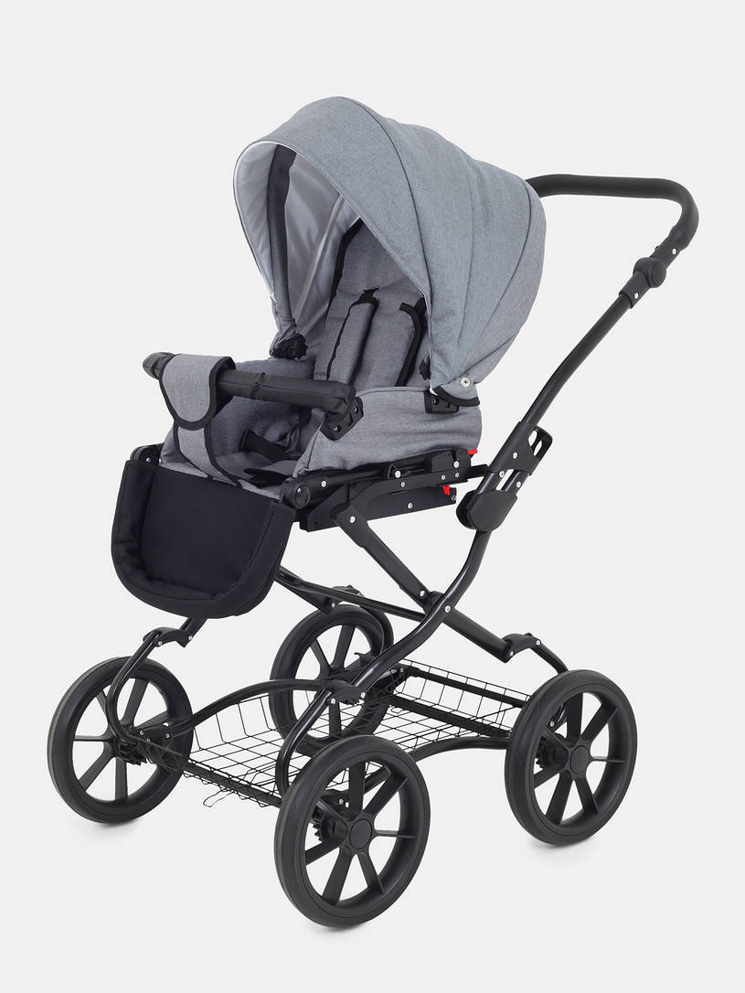Коляска 2 в 1 Rant Dream Classic 2024 07 серый