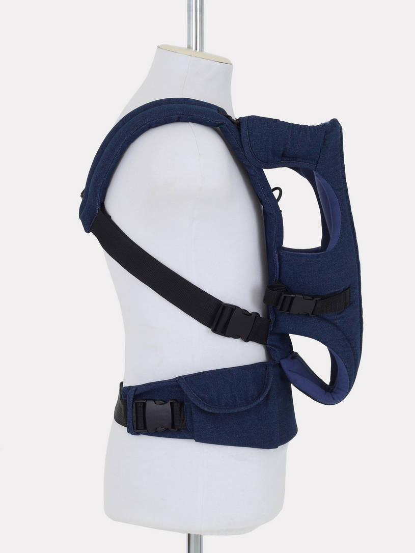 Рюкзак-кенгуру Топотушки Деним стежка синий