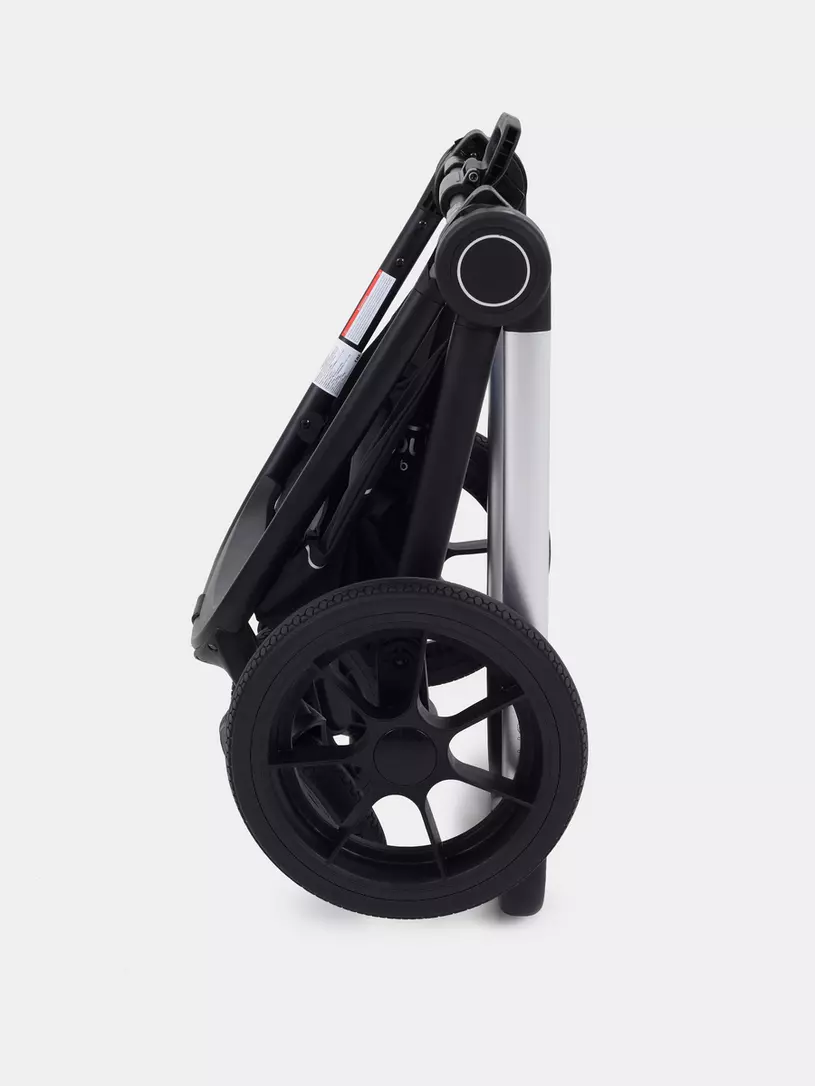 Коляска 3 в 1 Mowbaby Zoom Silver 2025 black