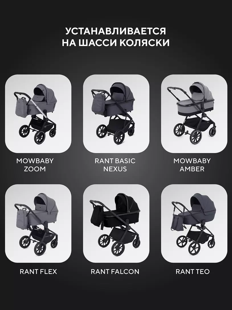 Автокресло Rant Evomax (40-87см) Black